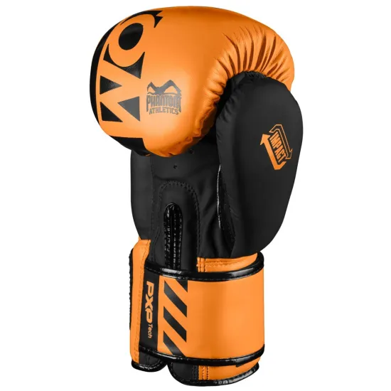 Боксерские перчатки Phantom APEX Neon Orange 10 унций (капа в подарок)