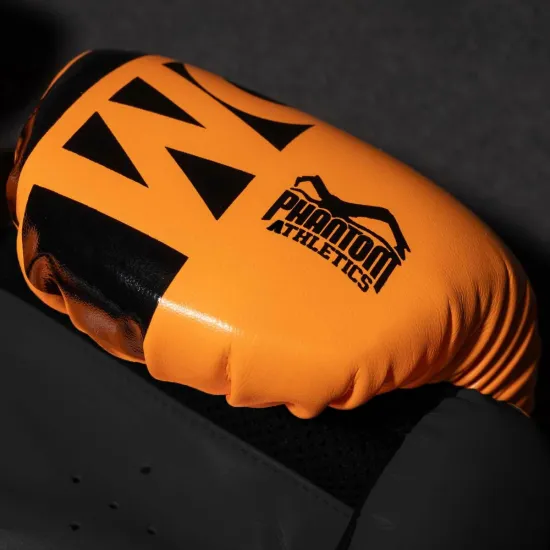 Боксерские перчатки Phantom APEX Neon Orange 10 унций (капа в подарок)