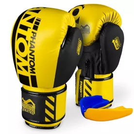 Боксерські рукавиці Phantom APEX Neon Yellow 10 унцій  (капа в подарунок)