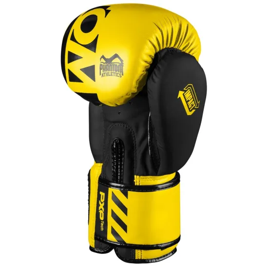 Боксерские перчатки Phantom APEX Neon Yellow 10 унций (капа в подарок)