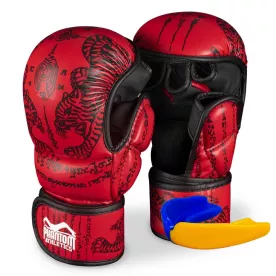 Перчатки для ММА Phantom Muay Thai Red S/M (капа в подарок)