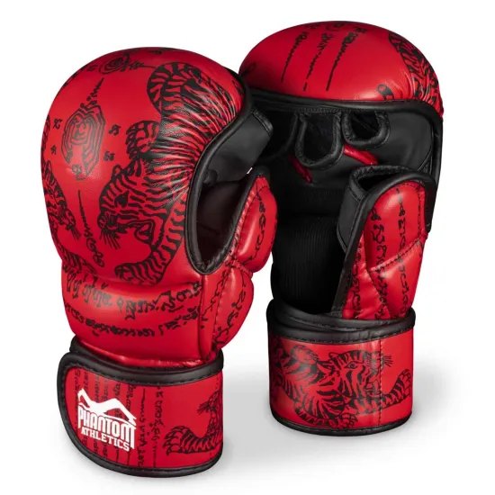 Перчатки для ММА Phantom Muay Thai Red S/M (капа в подарок)