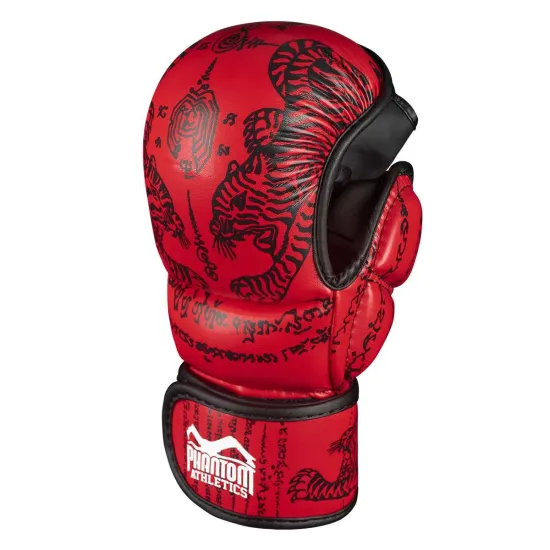 Перчатки для ММА Phantom Muay Thai Red S/M (капа в подарок)
