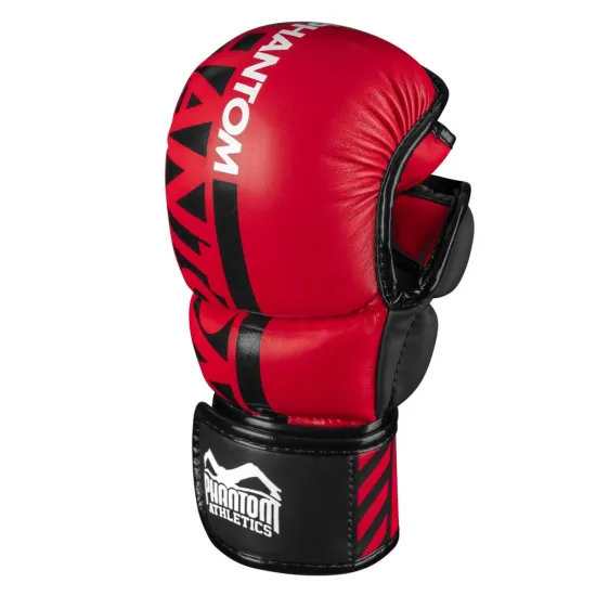 Перчатки для ММА Phantom APEX Red S/M (капа в подарунок)
