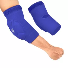 Налокотники спортивные RDX Hosiery Elbow Foam Blue/White S-2шт