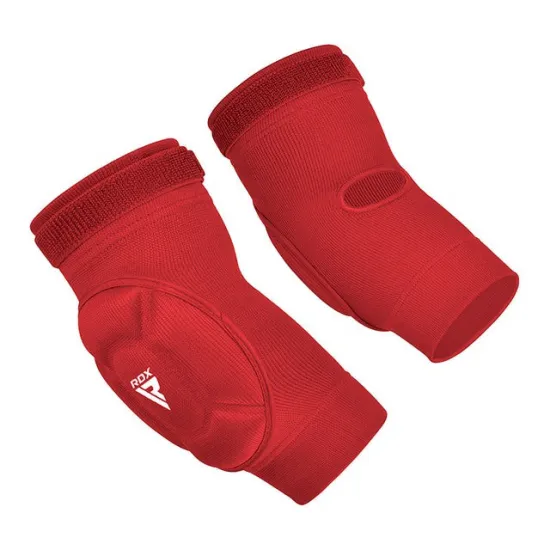 Наколінники спортивні RDX Hosiery Elbow Foam Red/White S-2шт