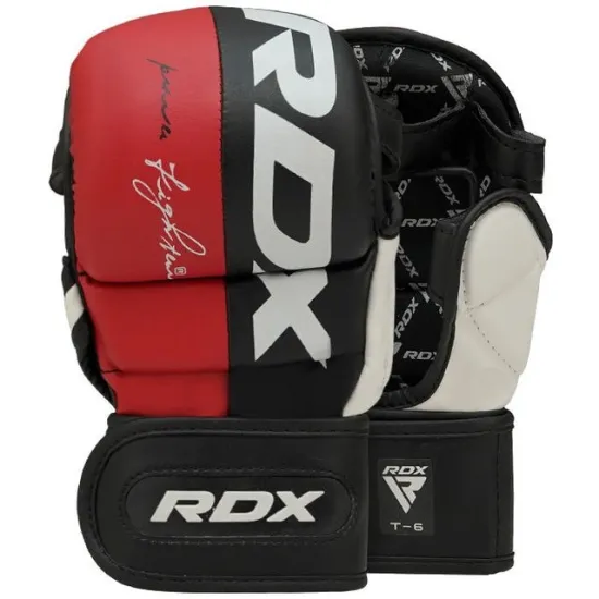 Перчатки для ММА RDX T6 Plus Rex Red S