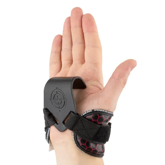 Крюки для тяги на запястья Power System Hooks V2 PS-3360 Black/Red L