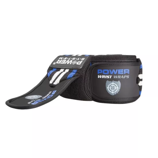 Кистевые бинты Power System Wrist Wraps PS-3500 Blue/Black