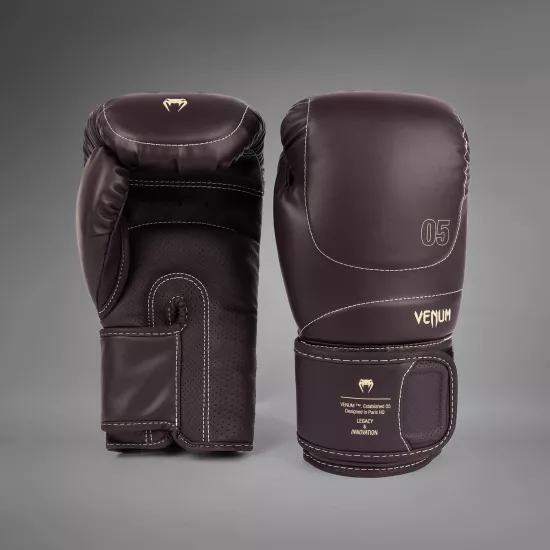 Боксерские перчатки Venum Impact Evo Boxing Gloves Chocolate-10 унций