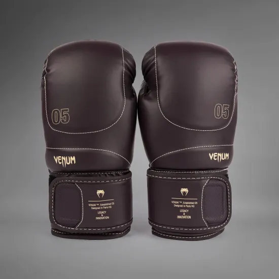 Боксерские перчатки Venum Impact Evo Boxing Gloves Chocolate-10 унций