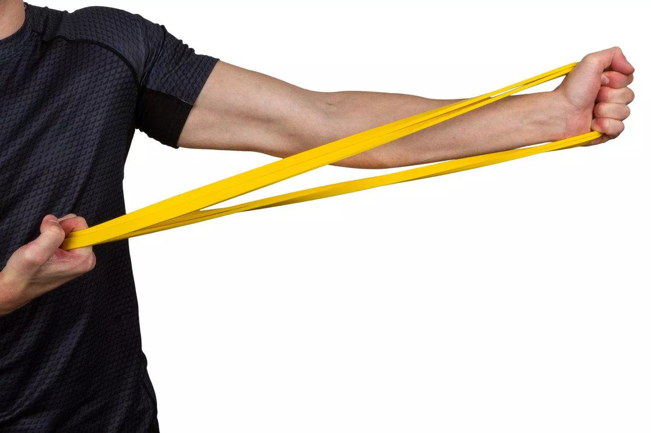 Резина для тренировок CrossFit Level 1 Yellow PS-4051 (сопротивление 4-25 кг)