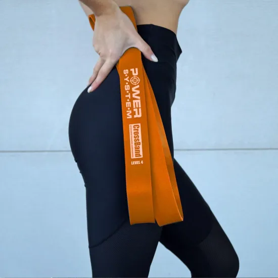 Гума для тренувань CrossFit Level 2 Orange PS-4052 (опір 10-35 кг)