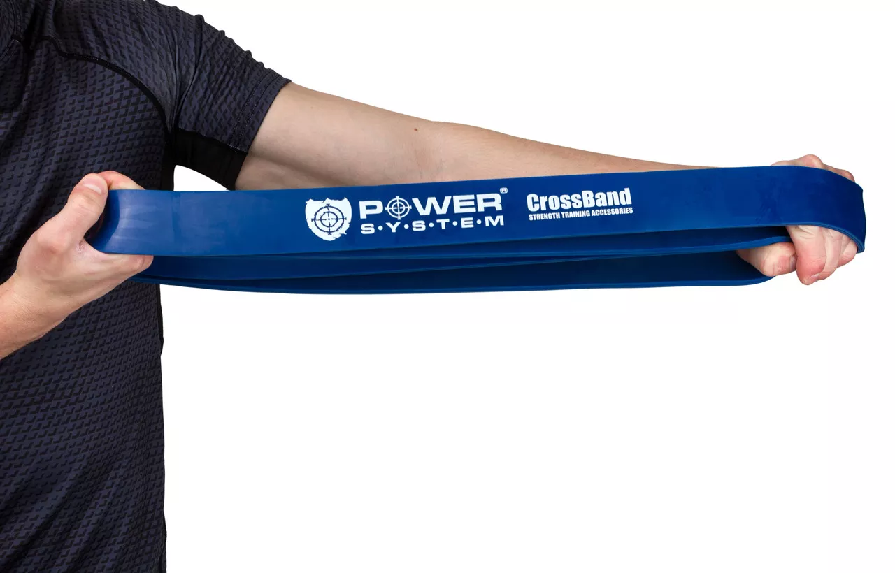 Гума для тренувань CrossFit Level 4 Blue PS-4054 (опір 22-50 кг)