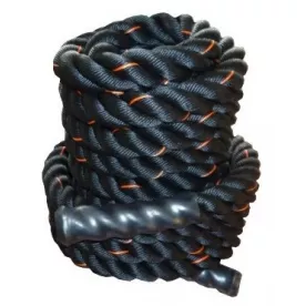 Канат для кросфіту Power System Battle Rope PS-4047 Black/Orange