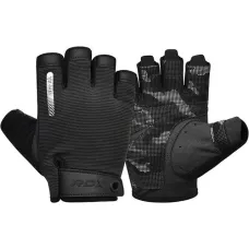 Перчатки для фитнеса RDX T2 Half Black M