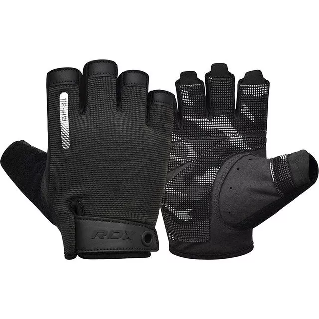 Рукавички для фітнесу RDX T2 Half Black S