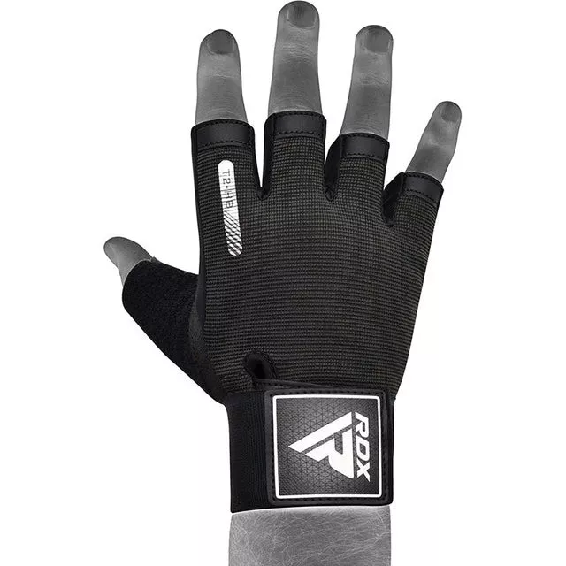 Рукавички для фітнесу RDX T2 Half Black S