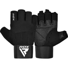 Перчатки для фитнеса RDX W3 BLACK WITH EVA PADDING-S