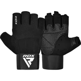 Перчатки для фитнеса RDX W3 BLACK WITH EVA PADDING-S