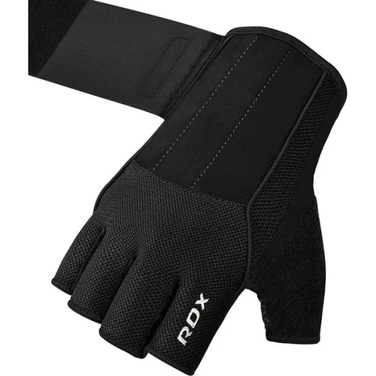 Рукавички для фітнесу RDX  W3 BLACK WITH EVA PADDING-S
