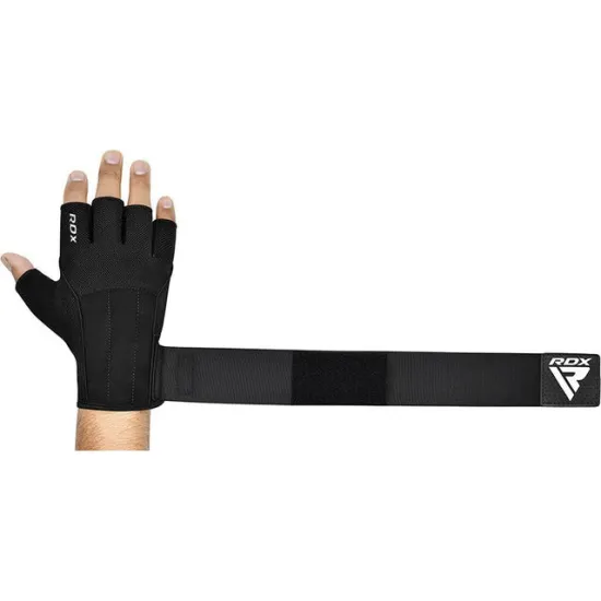 Рукавички для фітнесу RDX  W3 BLACK WITH EVA PADDING-S