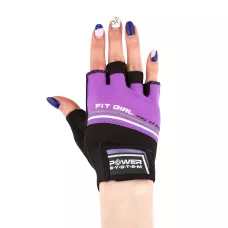Рукавички для фітнесу та важкої атлетики Power System Fit Girl Evo PS-2920 Purple S