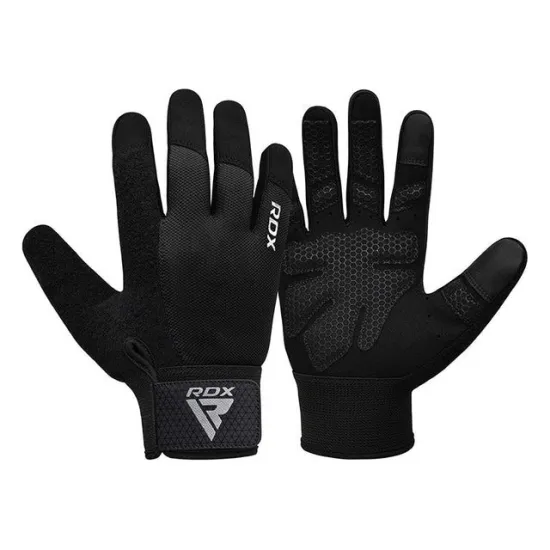 Перчатки для фитнеса RDX W1 Full Finger Plus Black S