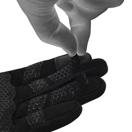 Перчатки для фитнеса RDX W1 Full Finger Plus Black S