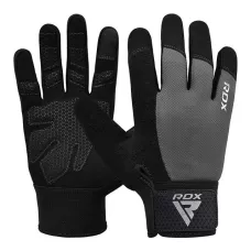 Перчатки для фитнеса RDX W1 Full Finger Plus Grey S