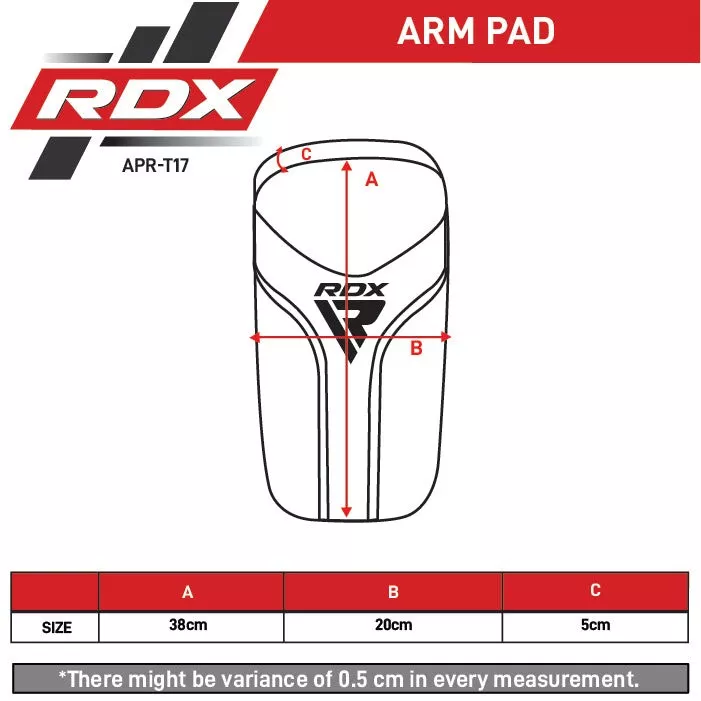 Пади для тайського боксу RDX Arm Pad Aura Plus T-17 Black-1шт