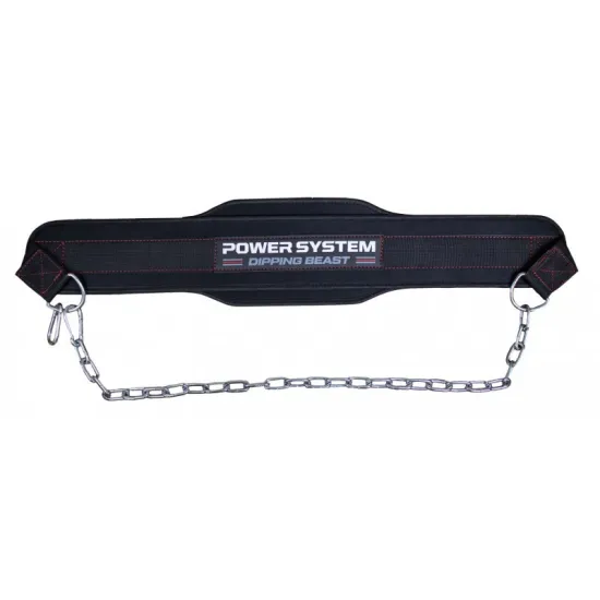 Пояс для отягощений Power System Dipping Beast PS-3860 Black/Red