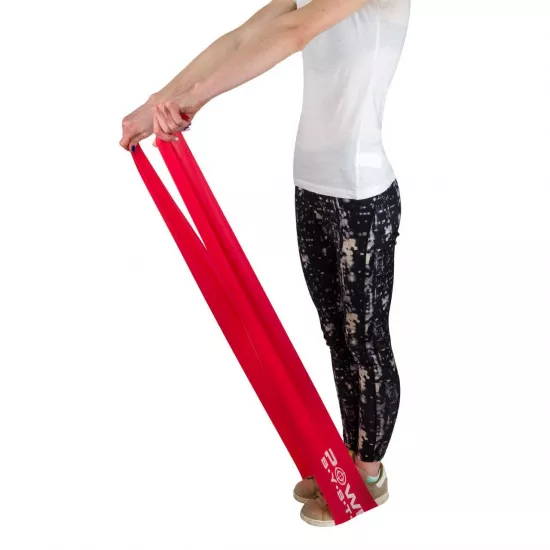 Стрічка-еспандер Power System PS-4122 Flat Stretch 4,5 кг Red
