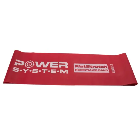 Стрічка-еспандер Power System PS-4122 Flat Stretch 4,5 кг Red