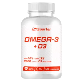 Витамины Sporter Omega 3 + D3-120 капс