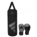 Боксерський набір Adidas Boxing Youth KIT23 Сіро-чорний-8 унцій