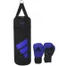 Боксерський набір Adidas Boxing Youth KIT23 Сіро-синій-8 унцій