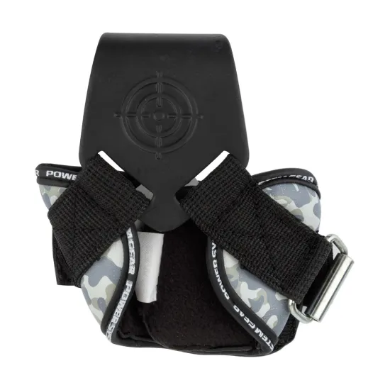 Крюки для тяги на запястья Power System Hooks Camo PS-3370 Black/Grey L