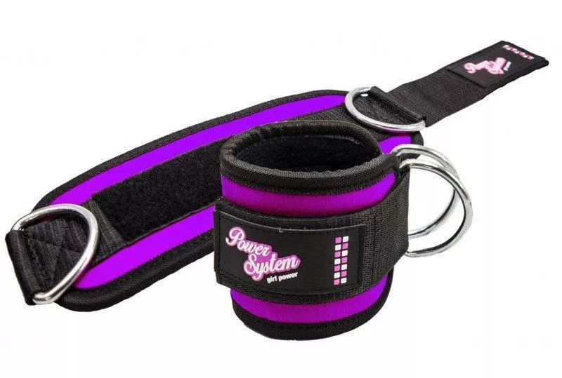 Манжеты на лодыжку Power System Ankle Strap Gym Babe PS-3450 Purple