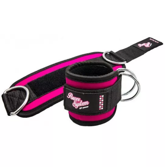 Манжеты на лодыжку Power System Ankle Strap Gym Babe PS-3450 Pink