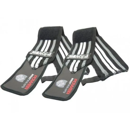Кистевые бинты Power System Wrist Wraps PS-3500 Grey/Black