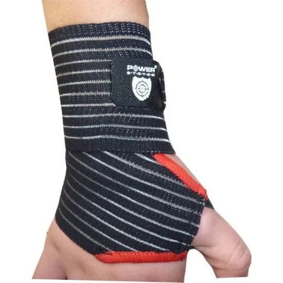 Кистевые бинты Power System Elastic Wrist Support PS-6000 Black/Red