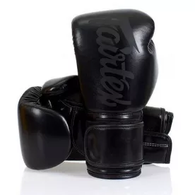 Рукавички для боксу Fairtex BGV14SB Чорні 10 унцій