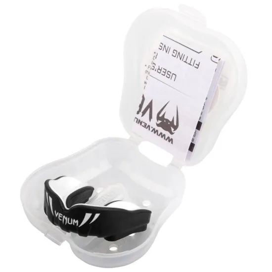 Детская капа Venum Challenger Kids Mouthguard-черно-белый