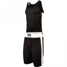 Форма боксерская TITLE Aerovent Elite Amateur Boxing Set Black-S