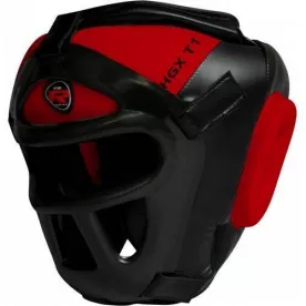 Боксерский тренировочный шлем RDX Guard Red-S