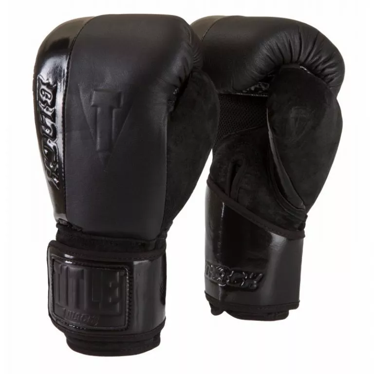 Боксерські рукавички TITLE BLACK Blast Training Gloves-14 унцій