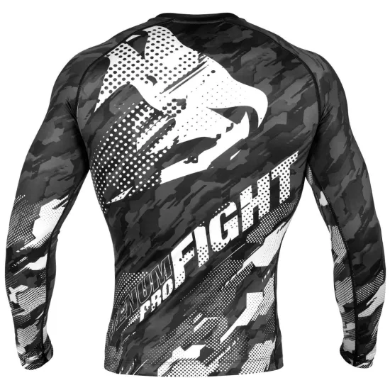 Рашгард Venum Tecmo Rashguard Long Sleeves Dark Grey-M