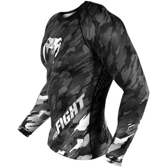 Рашгард Venum Tecmo Rashguard Long Sleeves Dark Grey-M