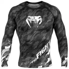 Рашгард Venum Tecmo Rashguard Long Sleeves Dark Grey-M